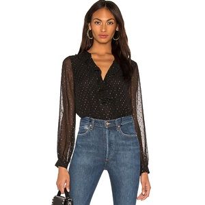 PAIGE Marella Blouse in Black